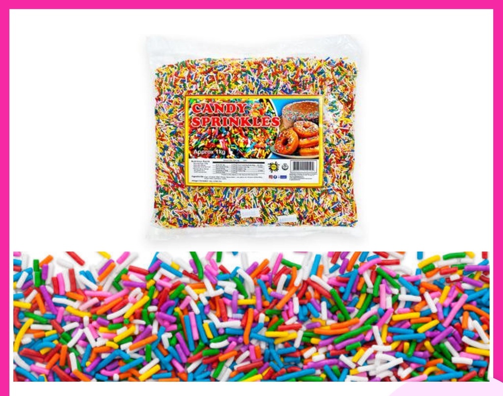 Edible Sprinkles Candy Sprinkles Cake Toppings Repacked Lazada PH