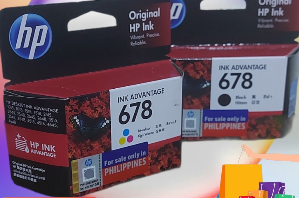 Genuine Hp 678 Ink Advantage Cartridge Black And Tri Color Lazada Ph 